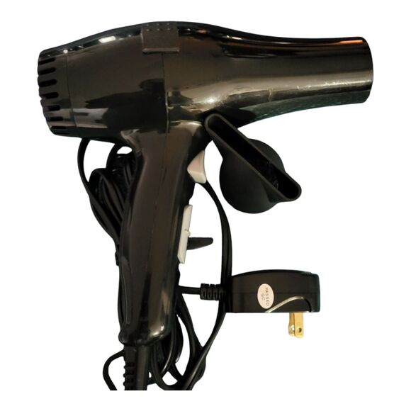 BABYLISS PRO TITANIUM XTREME 2000 WATT BLACK PROFESSIONAL TURBO HAIR DRYER - Picture 5 of 7